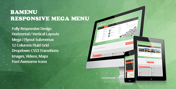 Prestashop Responsive Mega Menu - BAMENU - CodeCanyon Item for Sale