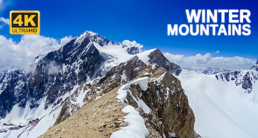 Winter Mountains - Timelapse