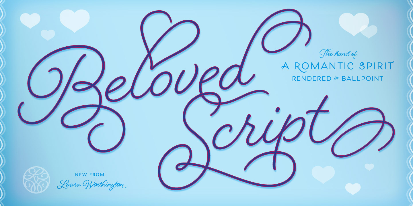 Beloved Script Regular in Script Fonts - product preview 1