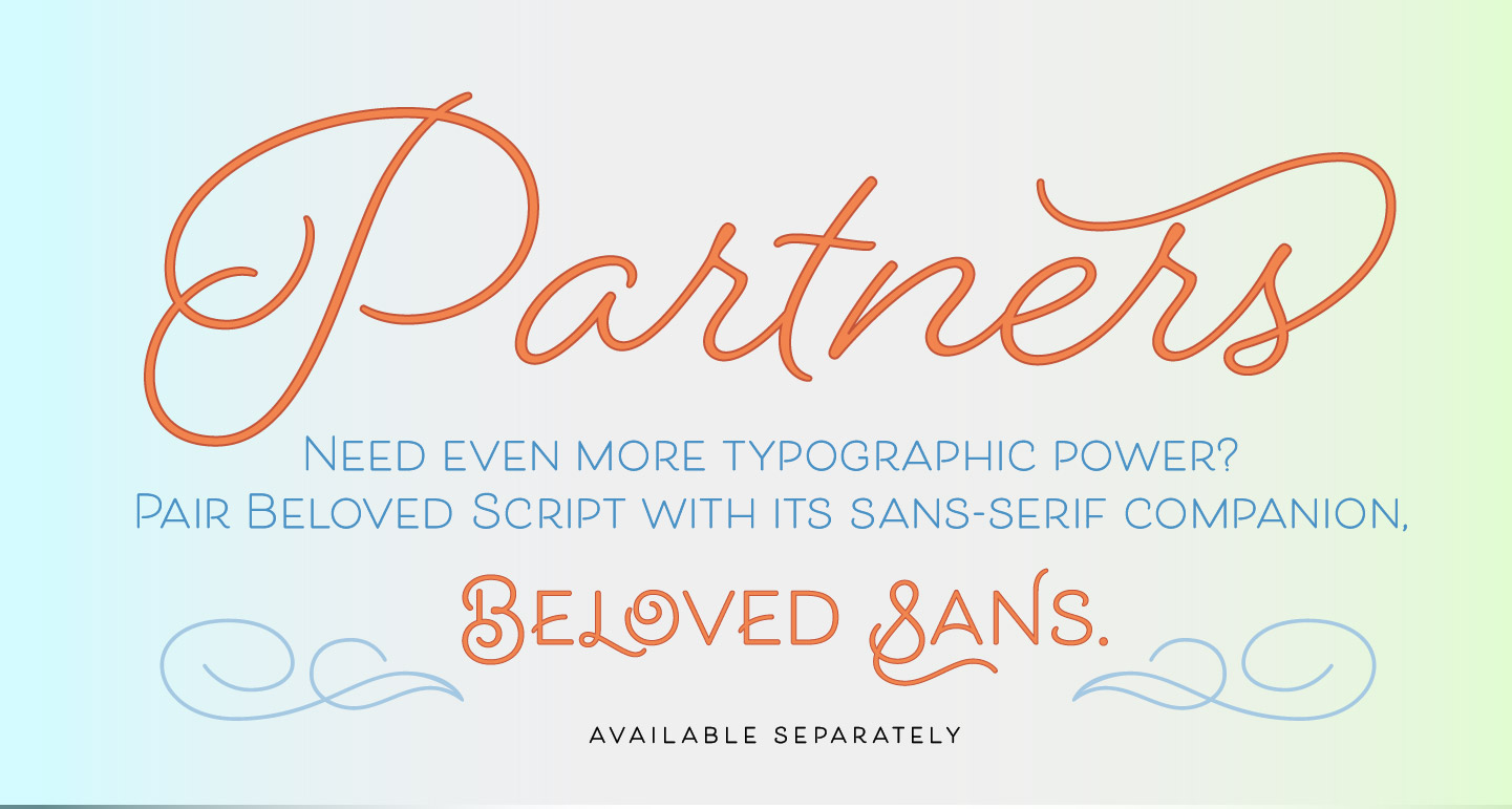 Beloved Script Regular in Script Fonts - product preview 2