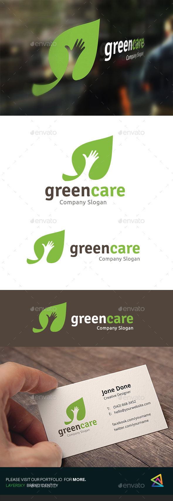 Green Care - Nature Logo Templates