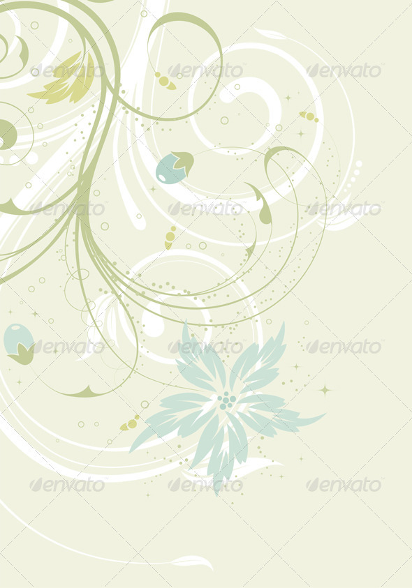 Flower frame - Flourishes / Swirls Decorative
