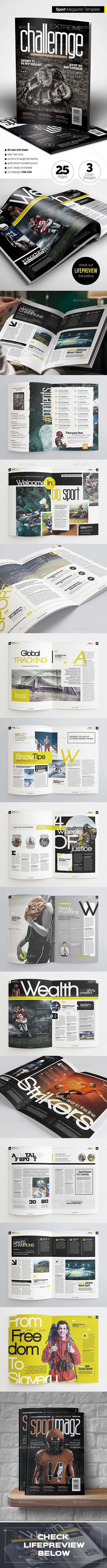 Sport Magazine - Magazines Print Templates