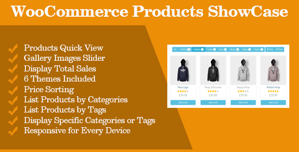 WooCommerce Products ShowCase - CodeCanyon 15611950