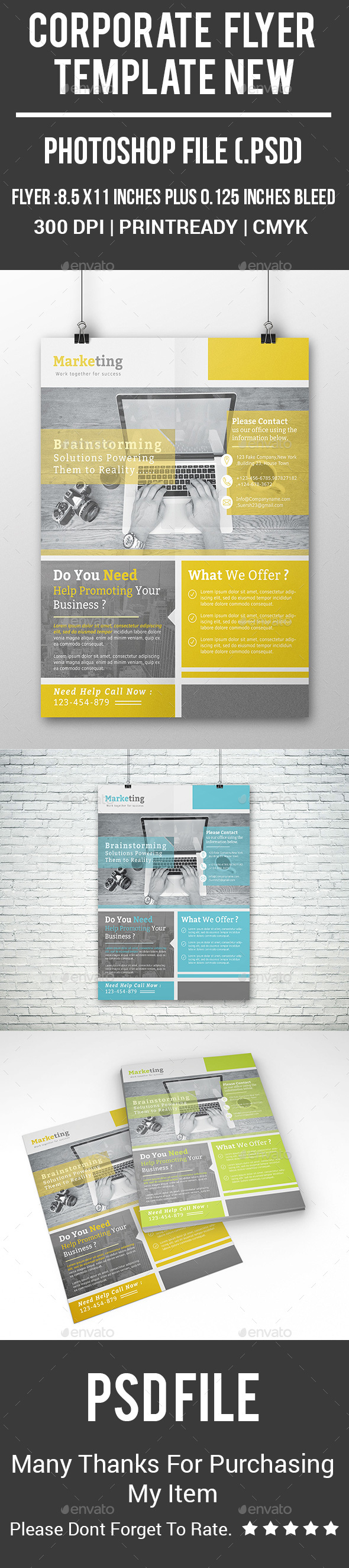 Corporate Flyer Template New - Corporate Flyers
