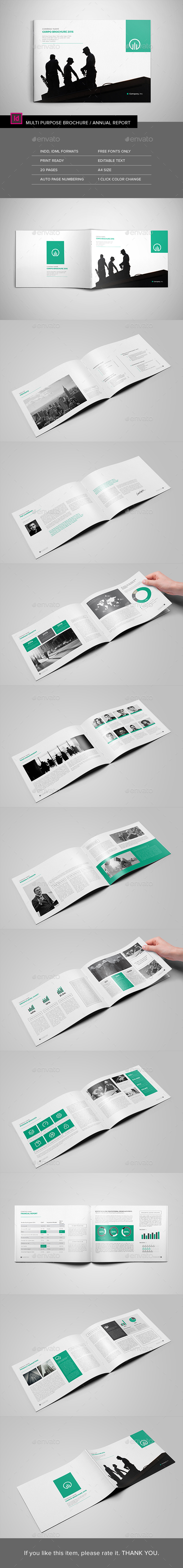 Landscape Multipurpose Brochure - Corporate Brochures