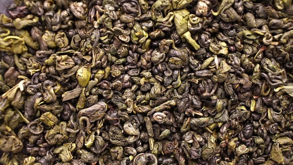 Green Tea Leaves Rotation, Stock Footage | VideoHive