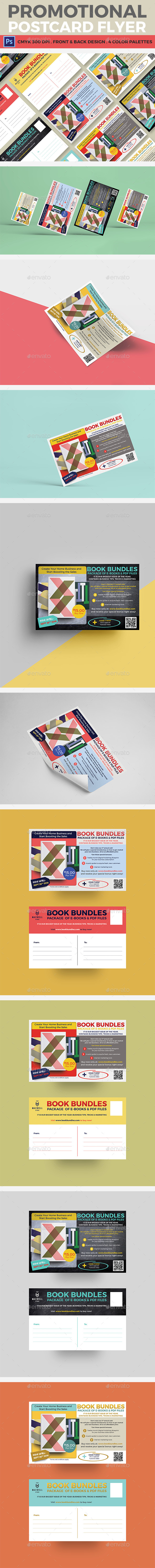 Promotional Postcard Flyer - Flyers Print Templates