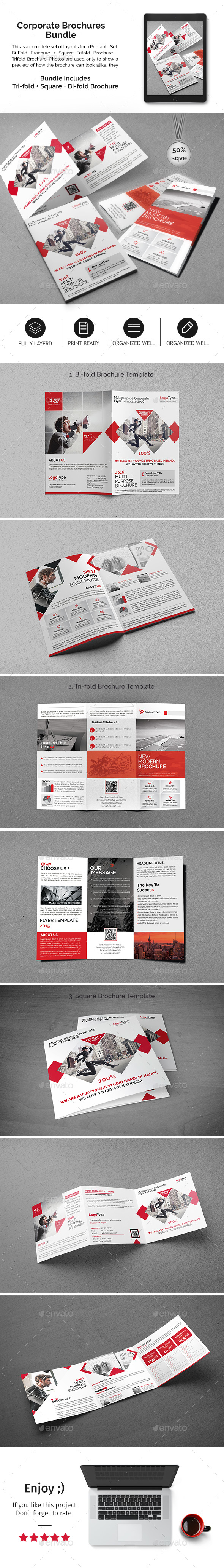 Corporate Brochures Bundle 08 - Catalogs Brochures