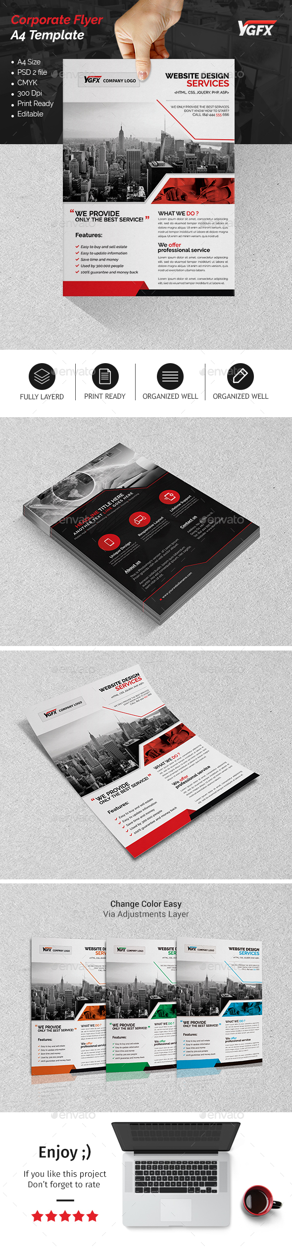 A4 Corporate Flyer 06 - Corporate Flyers