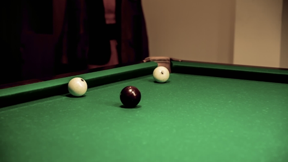 The Exact Blow On a Billiard Ball