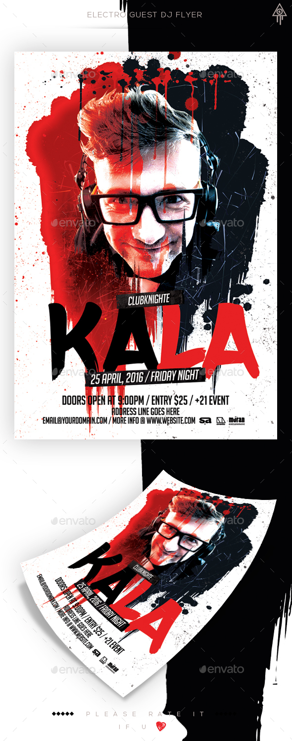 Guest Dj Flyer - Clubs & Parties Events
