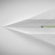 Folding Paper Airplane Logo - VideoHive Item for Sale