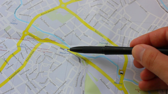 Showing Travel Route Plan On Map