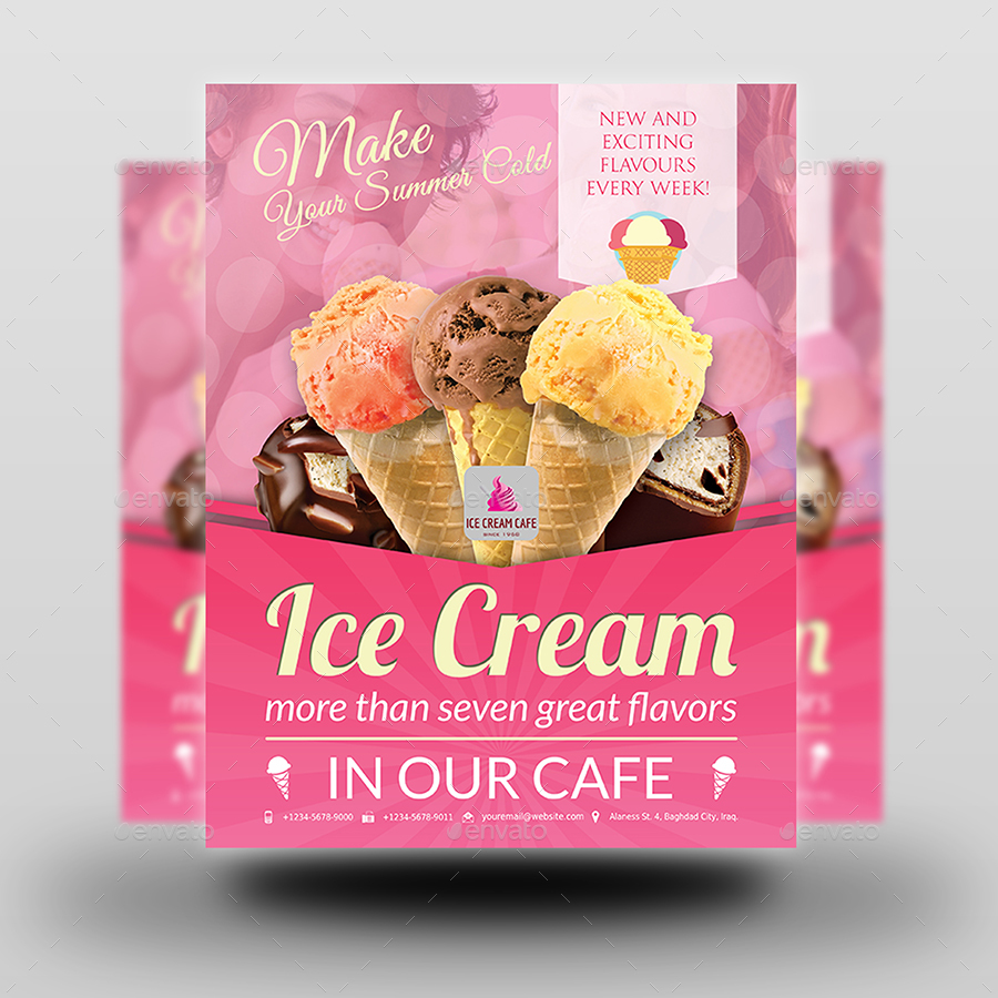 Download Ice Cream Flyers Template - Free Resume Templates