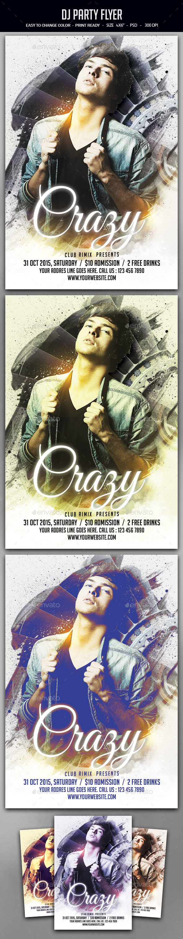 DJ Party Flyer - Clubs & Parties Events