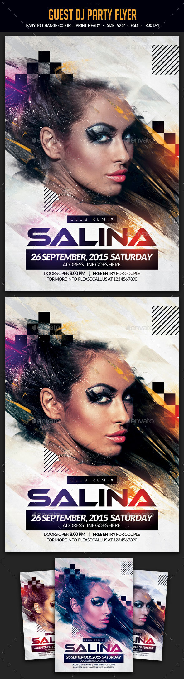 Guest Dj Party Flyer - Clubs & Parties Events
