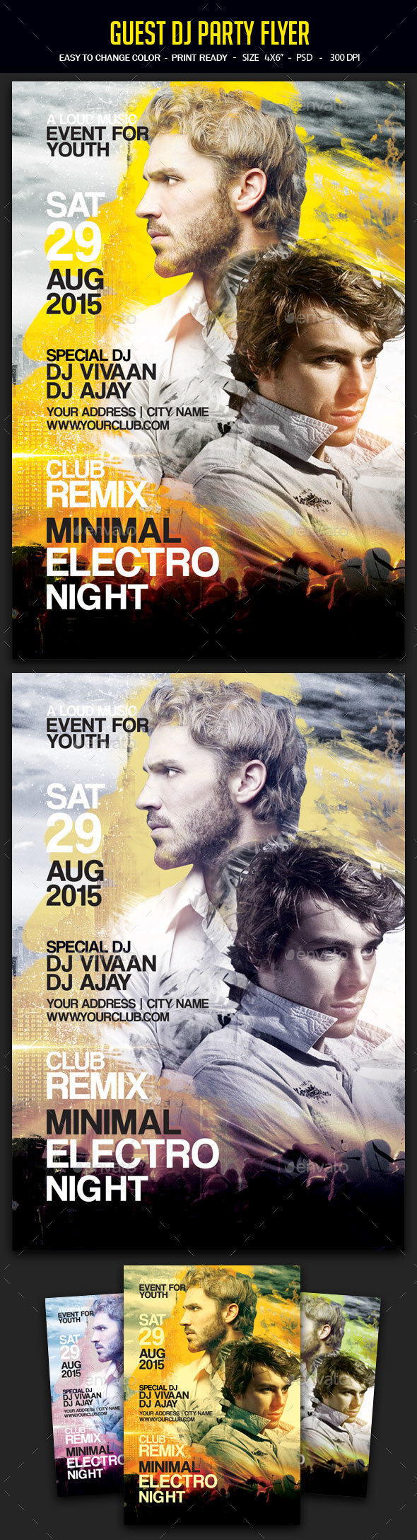 Dj Flyer - Clubs & Parties Events