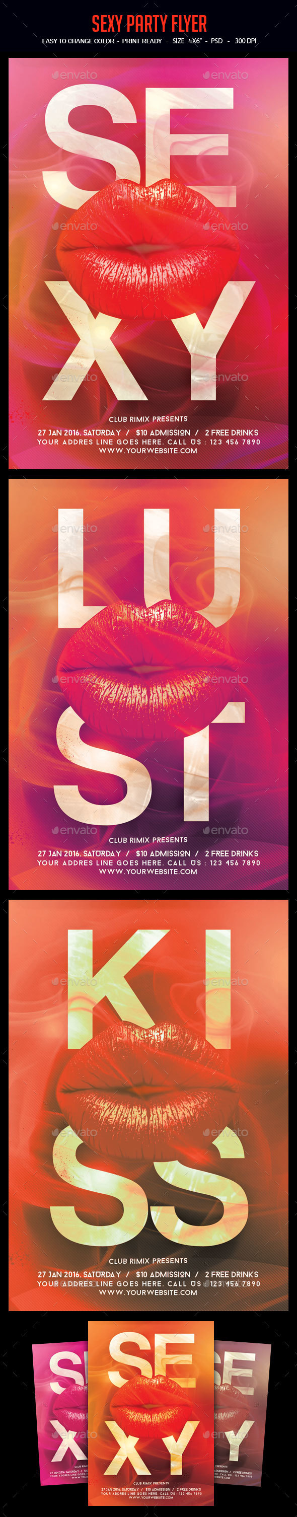 Sexy Party Flyer - Clubs & Parties Events