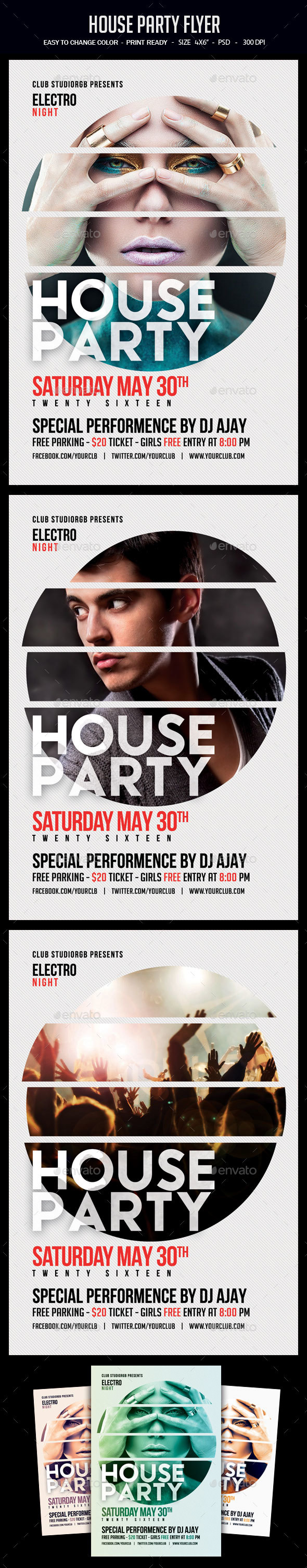 House Party Flyer - Clubs & Parties Events