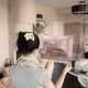 Happy Young Woman Watching a Beautiful Design Project To Make It Their Home. - VideoHive Item for Sale