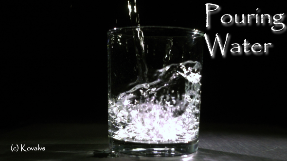 Pouring Water In The Glass 