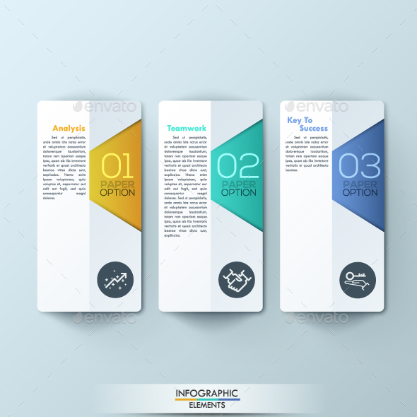 Modern Infographic Paper Timeline Template - Infographics