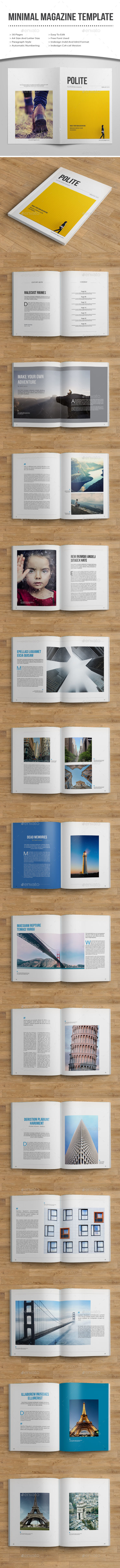 Minimal MagazineTemplate