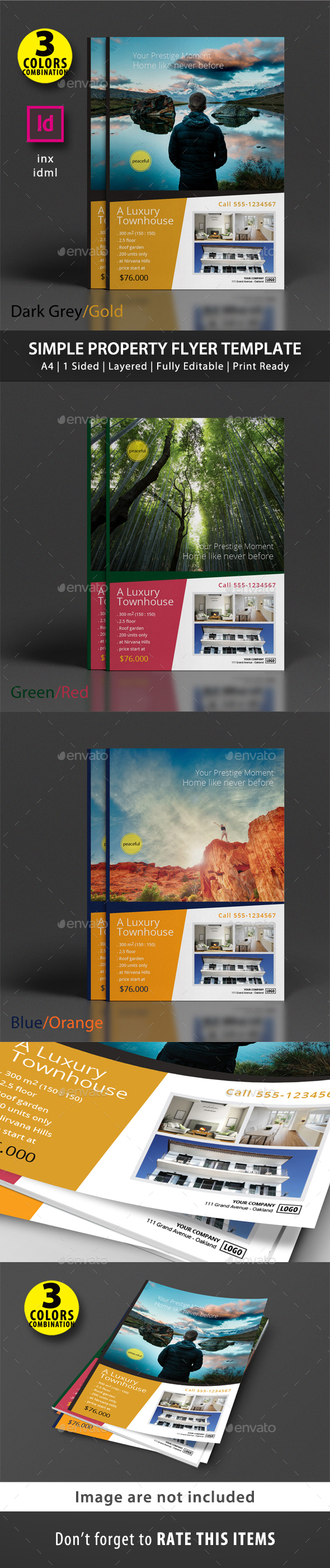 Simple Property Flyer Template - Corporate Flyers