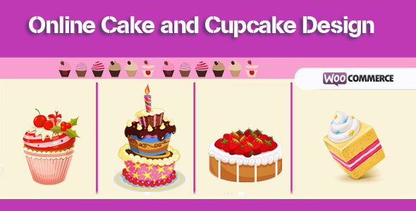 Online Cake and Cupcake Design for Woocommerce
