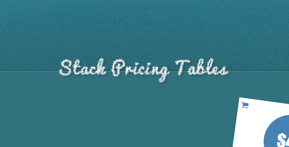 Stack Pricing Tables