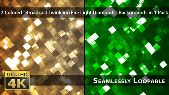 Broadcast Twinkling Fire Light Diamonds - Pack 01