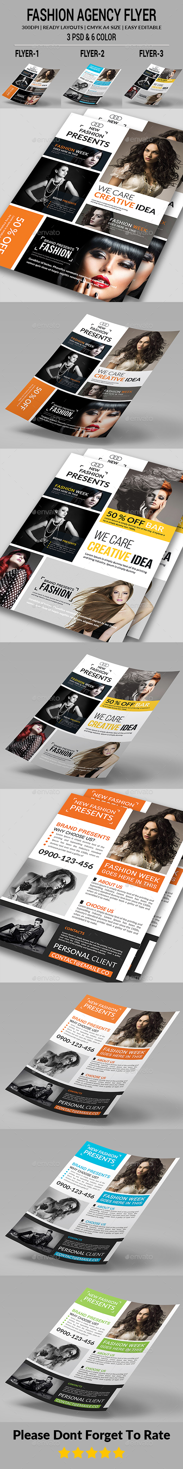 Fashion Agency Flyers Bundle - Corporate Flyers