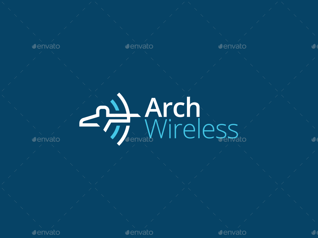 Arch Wireless Logo by yulliosaw GraphicRiver