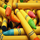 Kid's Wax Crayons Rotating Kid's Wax Crayons Rotating - VideoHive Item for Sale