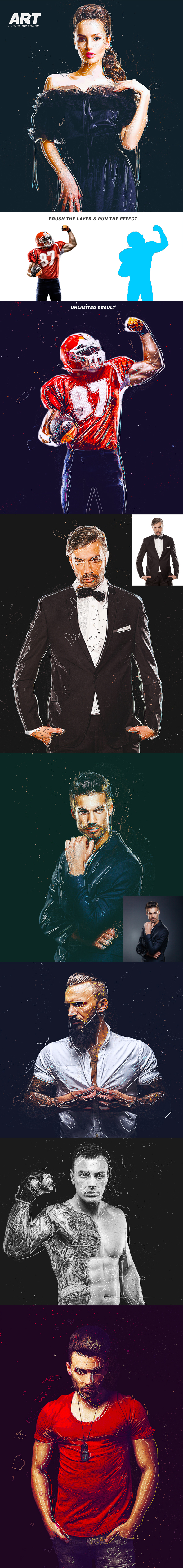 Art Photoshop Action - Photo Effects Actions