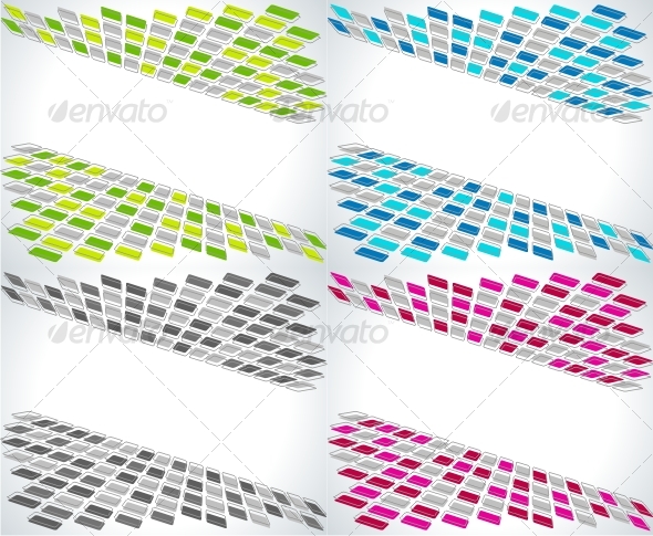 Set of four business abstract backgrounds. - Backgrounds Decorative