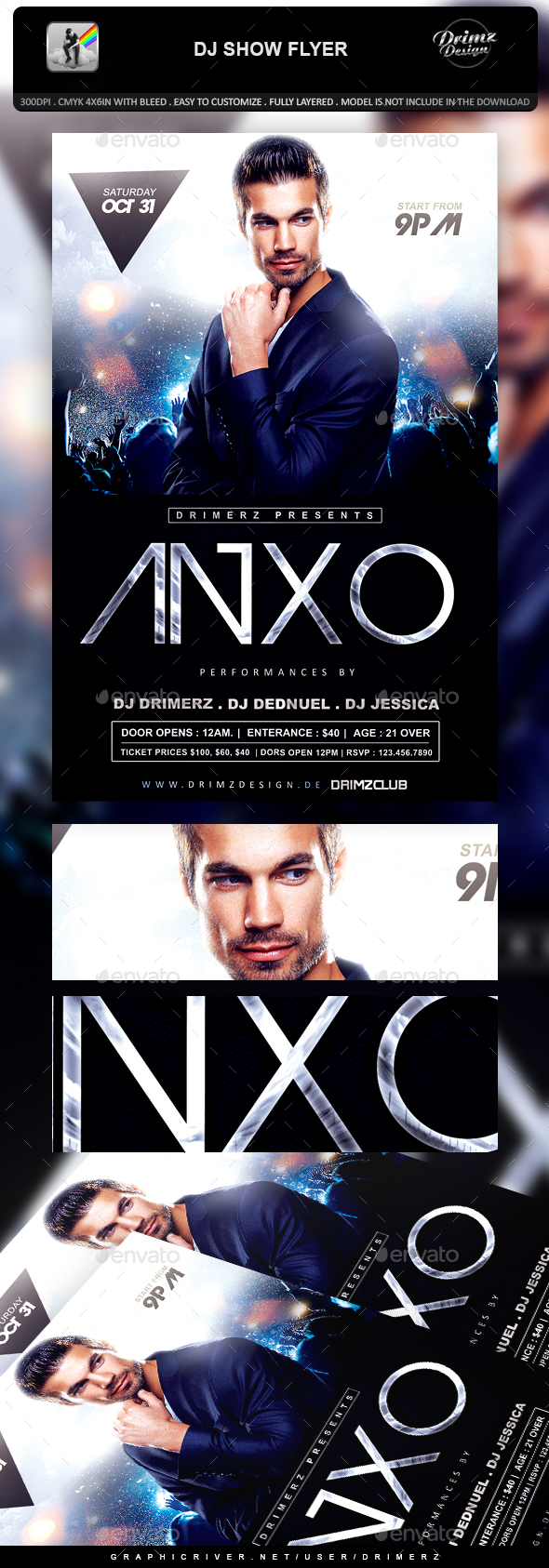 DJ Show Flyer - Events Flyers