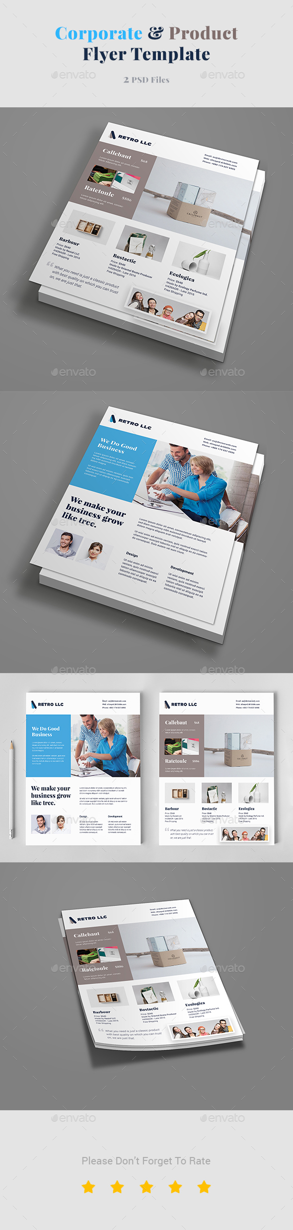 Corporate & Product Flyer Template - Commerce Flyers