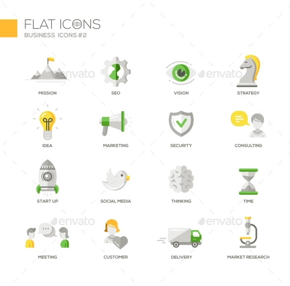 Office Business Modern Thin Line Design Icons - Concepts Business