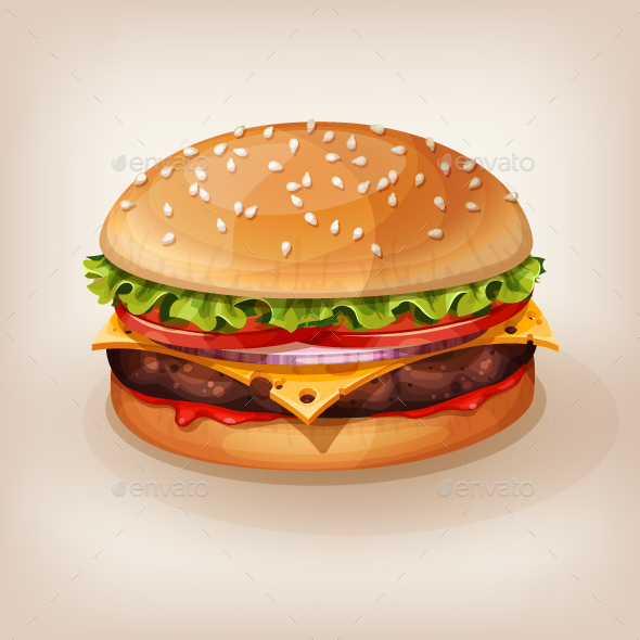 Burger - Food Objects