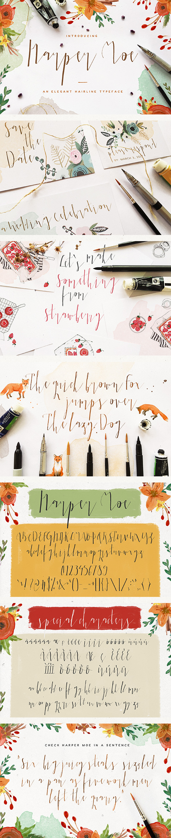 Harper Moe - Hand-writing Script