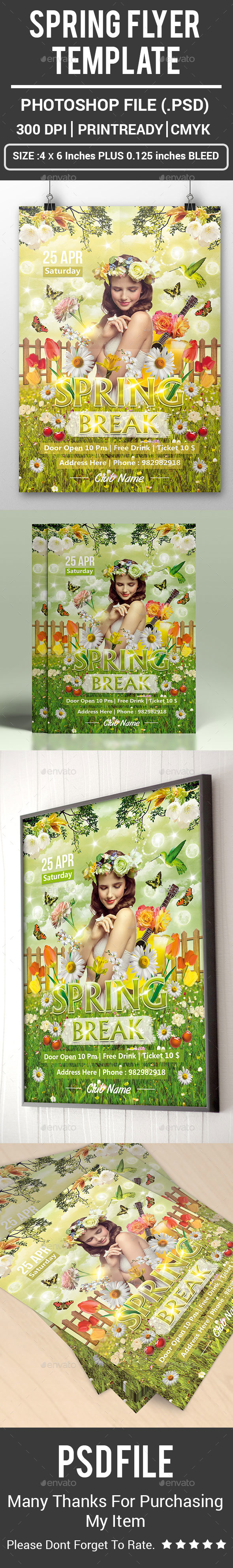 Spring Flyer Template