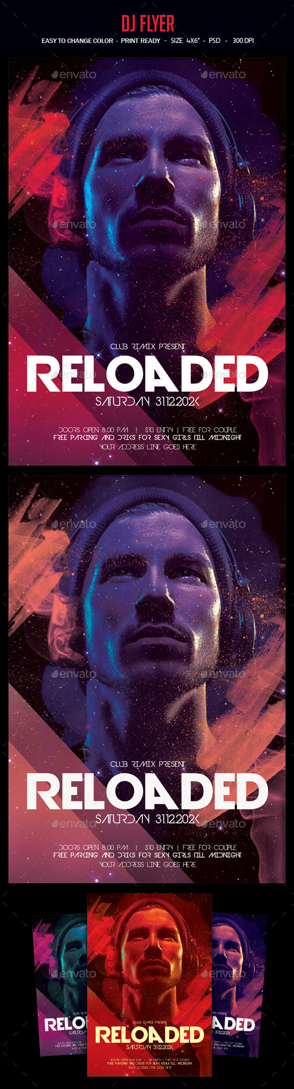 Dj Flyer - Clubs & Parties Events