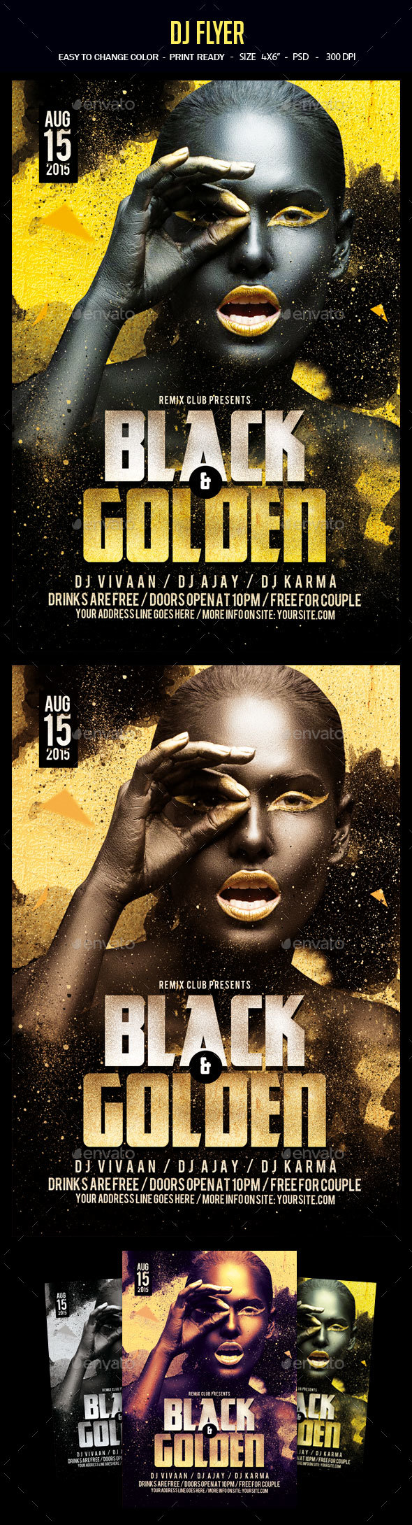 Dj Flyer - Clubs & Parties Events