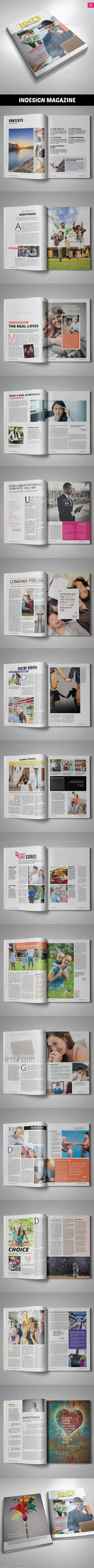 Joice Magazine Template | Issue 20 - Magazines Print Templates