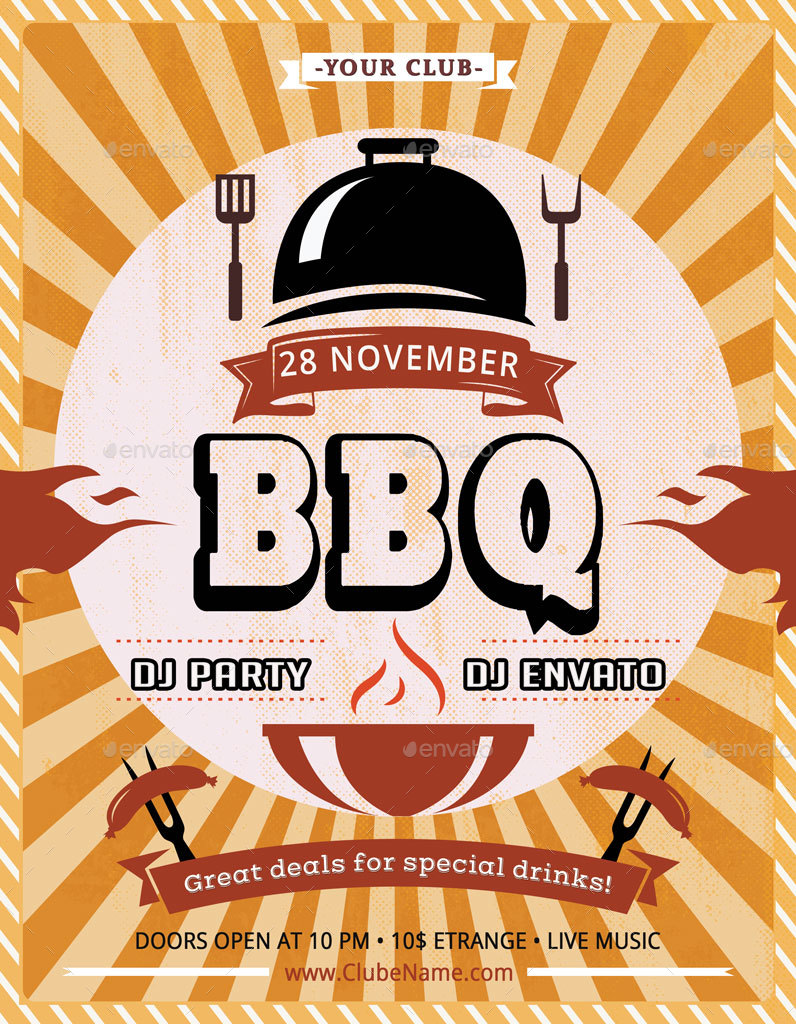 bbq flyer