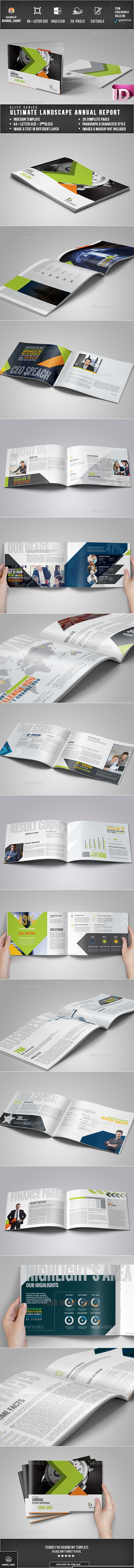Annual Report - Brochures Print Templates