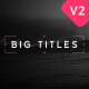 Big Minimal Titles - VideoHive Item for Sale