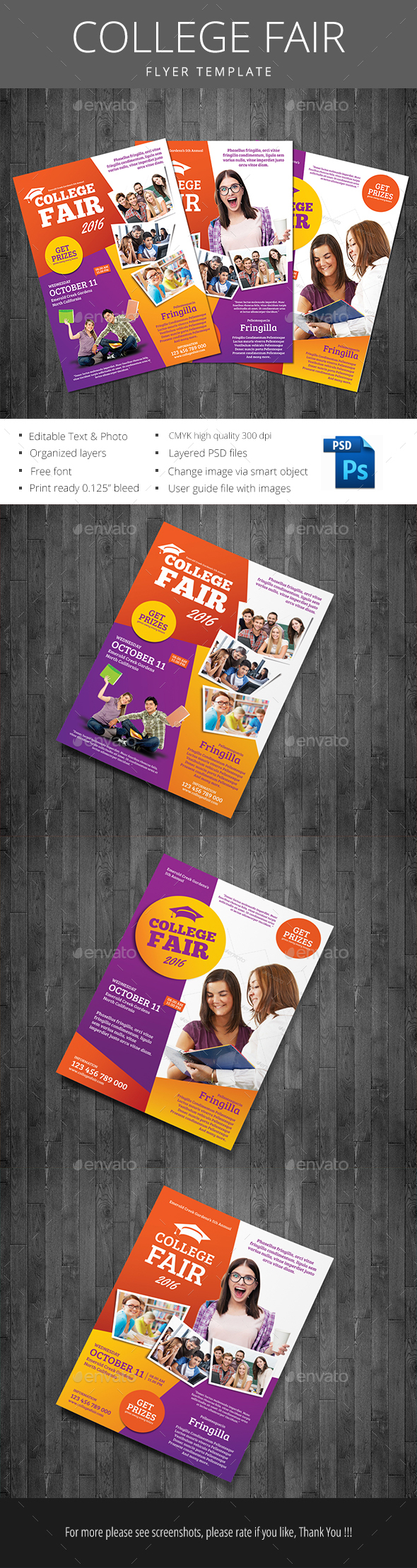 College Fair - Events Flyers